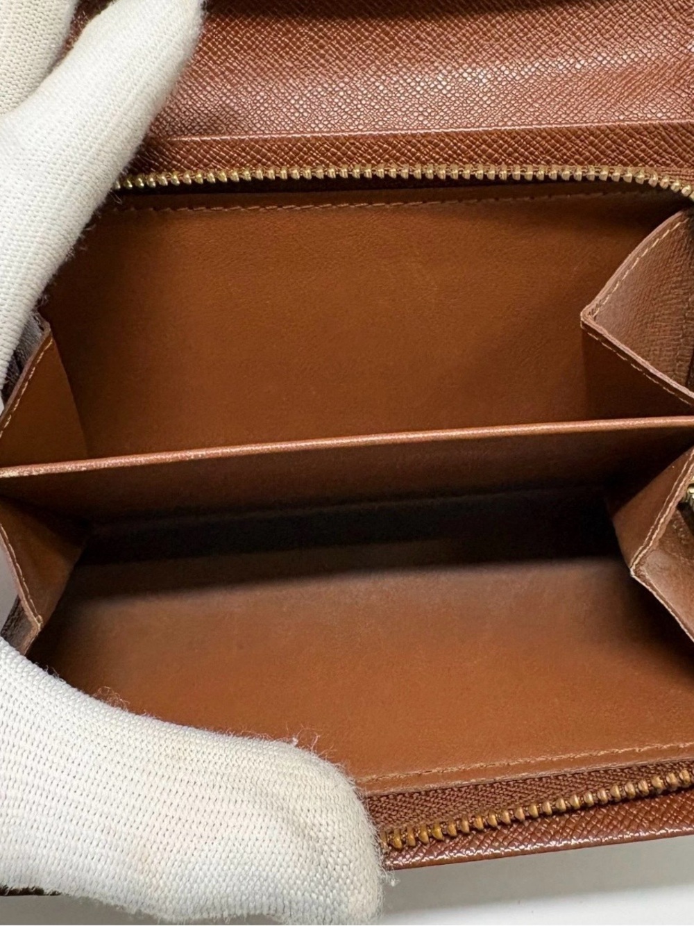Louis Vuitton Monogram Canvas Brown & Gold Snap Wallet - Picture 2 of 9